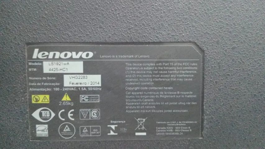 Monitor Lenovo com tela de 19 polegadas para escritório ou casa - Foto 2