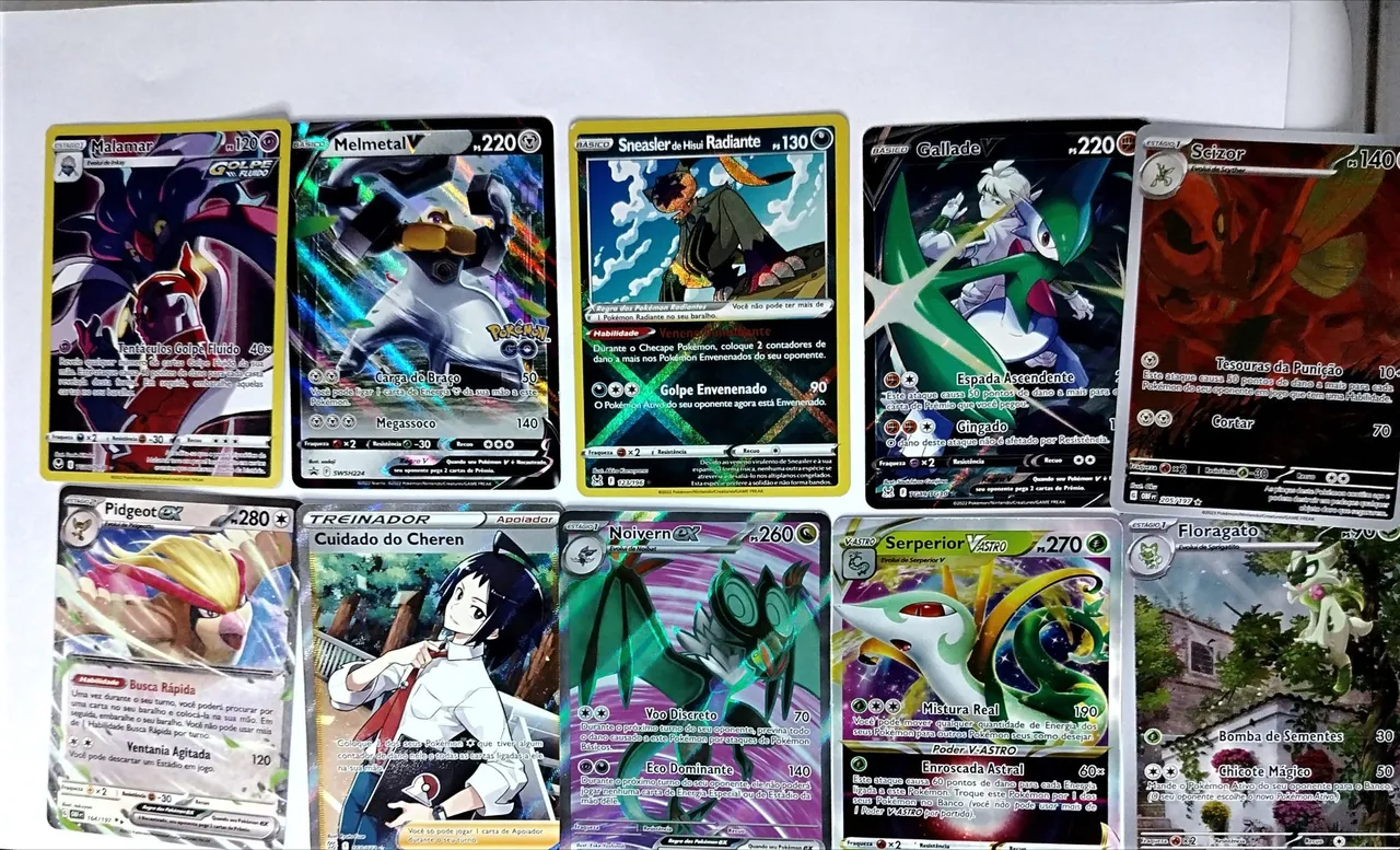 Cartas Pokémon - Coleção Completa