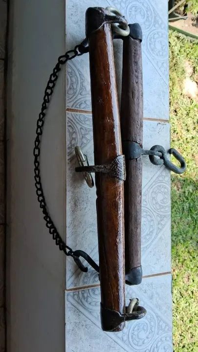 4 Balanceiro De Carroça De Tração Animal Antiguidade Decoração