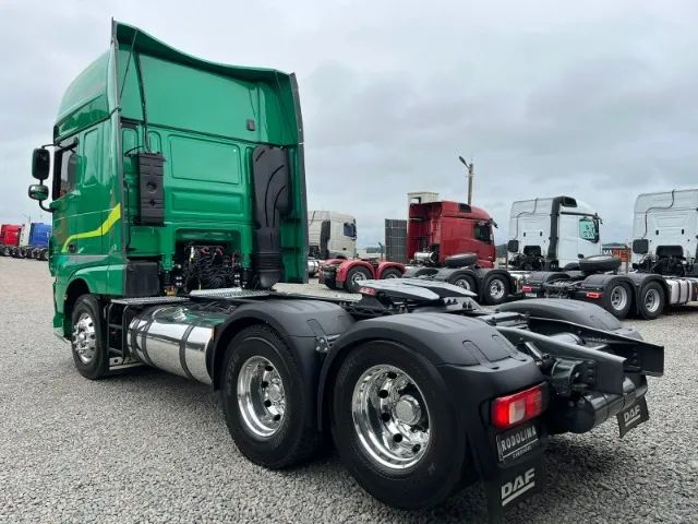 Daf Xf 480 6x2 ano 2023/2023 Verde Susp. Mola Teto Alto - Foto 5