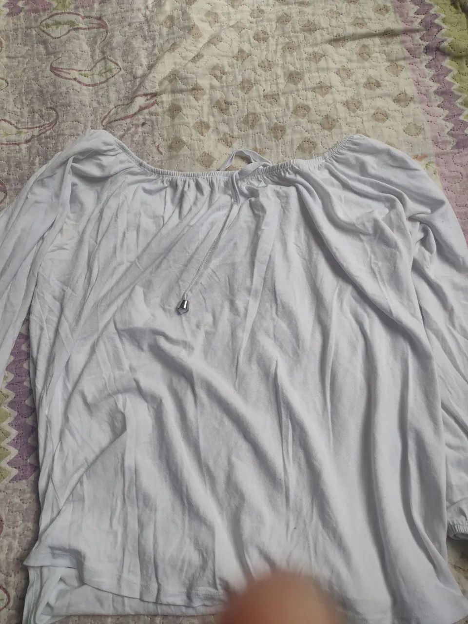 Blusa branca tamanho G