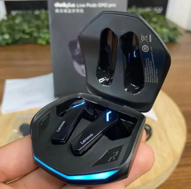 Fone de Ouvido Bluetooth Lenovo GM2 Pro Preto - Novo e Lacrado - Foto 4