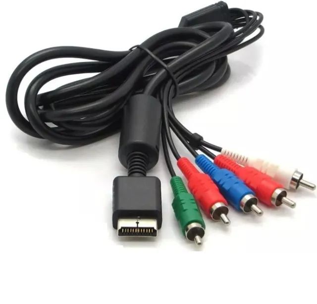 Cabo Vídeo Componente Playstation  PS2  e PS3