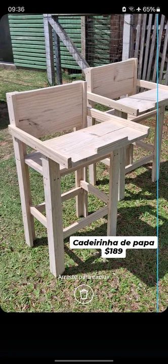 Cadeirinha de Papa - R$189