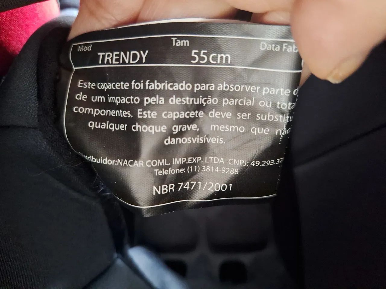 Capacete NZI 55cm - Foto 4