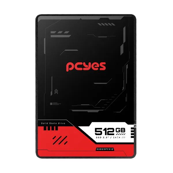 Ssd Pcyes Py512 512Gb Sata Iii 2,5" Leitura 550Mb/S Escrita 400Mb/S - Ssd25Py512