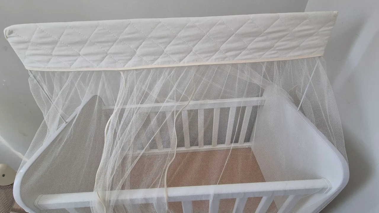Mini Berço + mosquiteiro + ENTREGA GRÁTIS