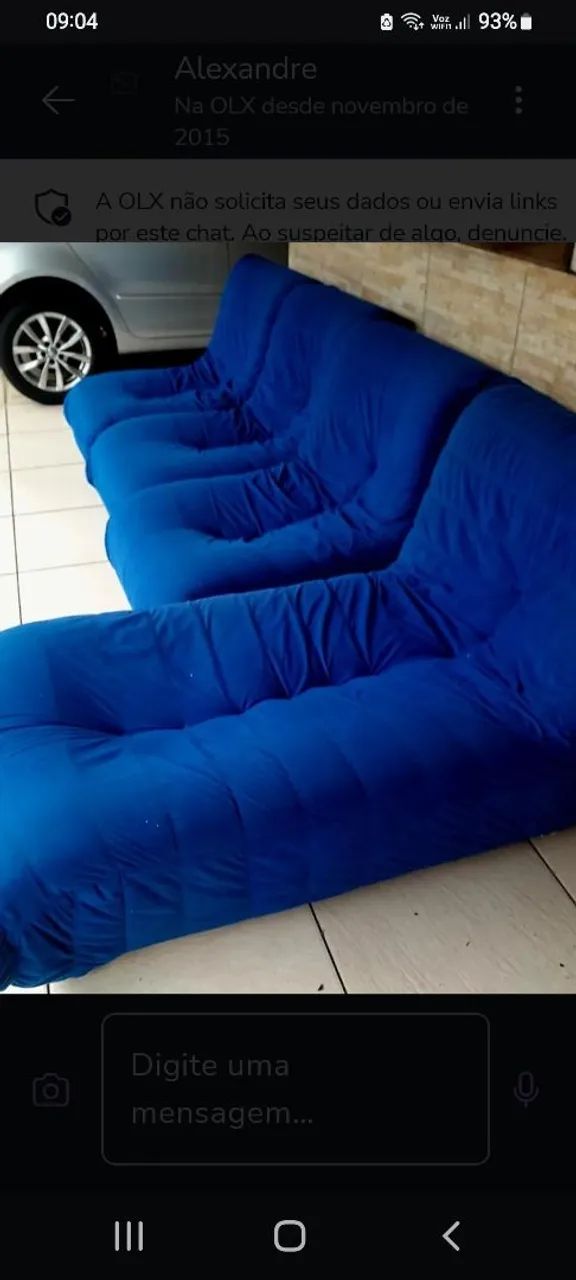 Jogo de sofá modulado com chaise