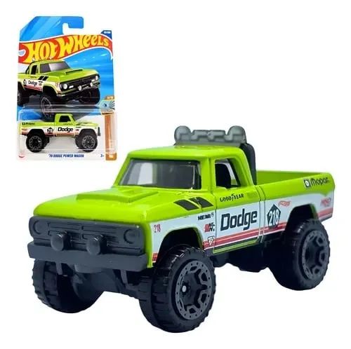 Hot Wheels 2025 Hw Dirt - '70 Dodge Power Wagon Verde - Brinquedos