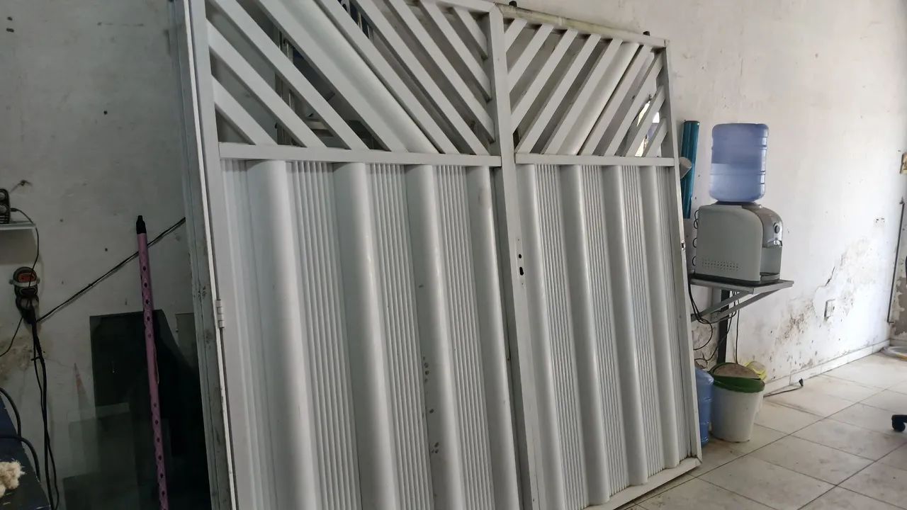 Portão de alumínio branco  - Foto 3