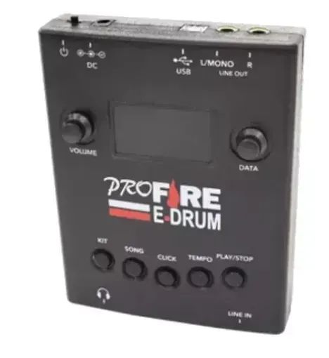 Bateria Eletrônica Pro Fire Spanking E-drum Mesh Head Usb - Foto 2