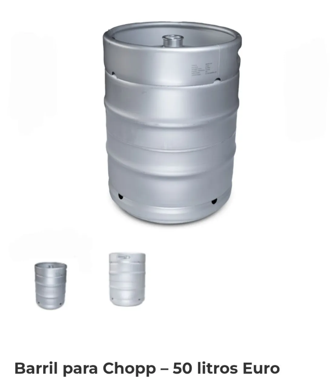 Barril para Chopp 50 Litros Euro