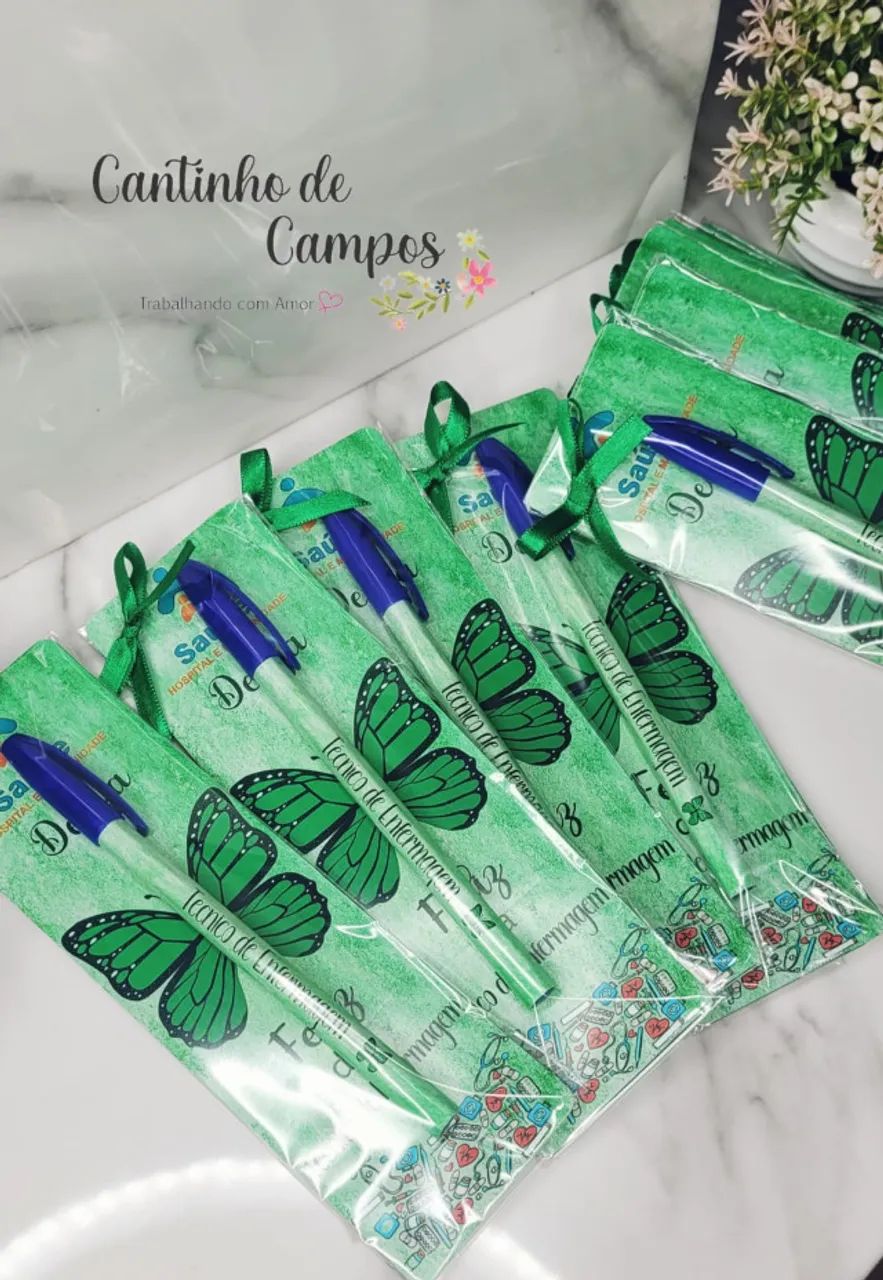 BRINDE CANETA ADESIVADA