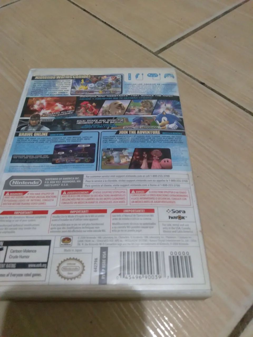 Jogo wii super smashbros - Foto 4