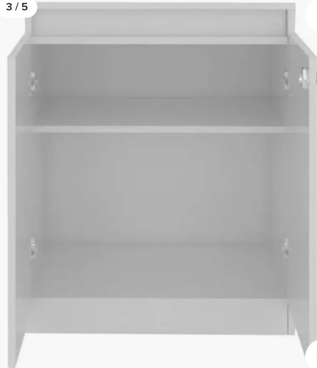 Armário de organização com 2 portas e fechadura - Foto 3