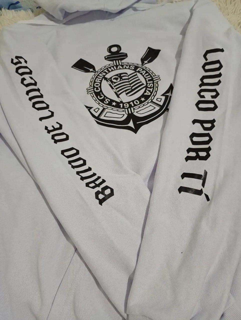 Moletom Corinthians Louco por Ti - Foto 4