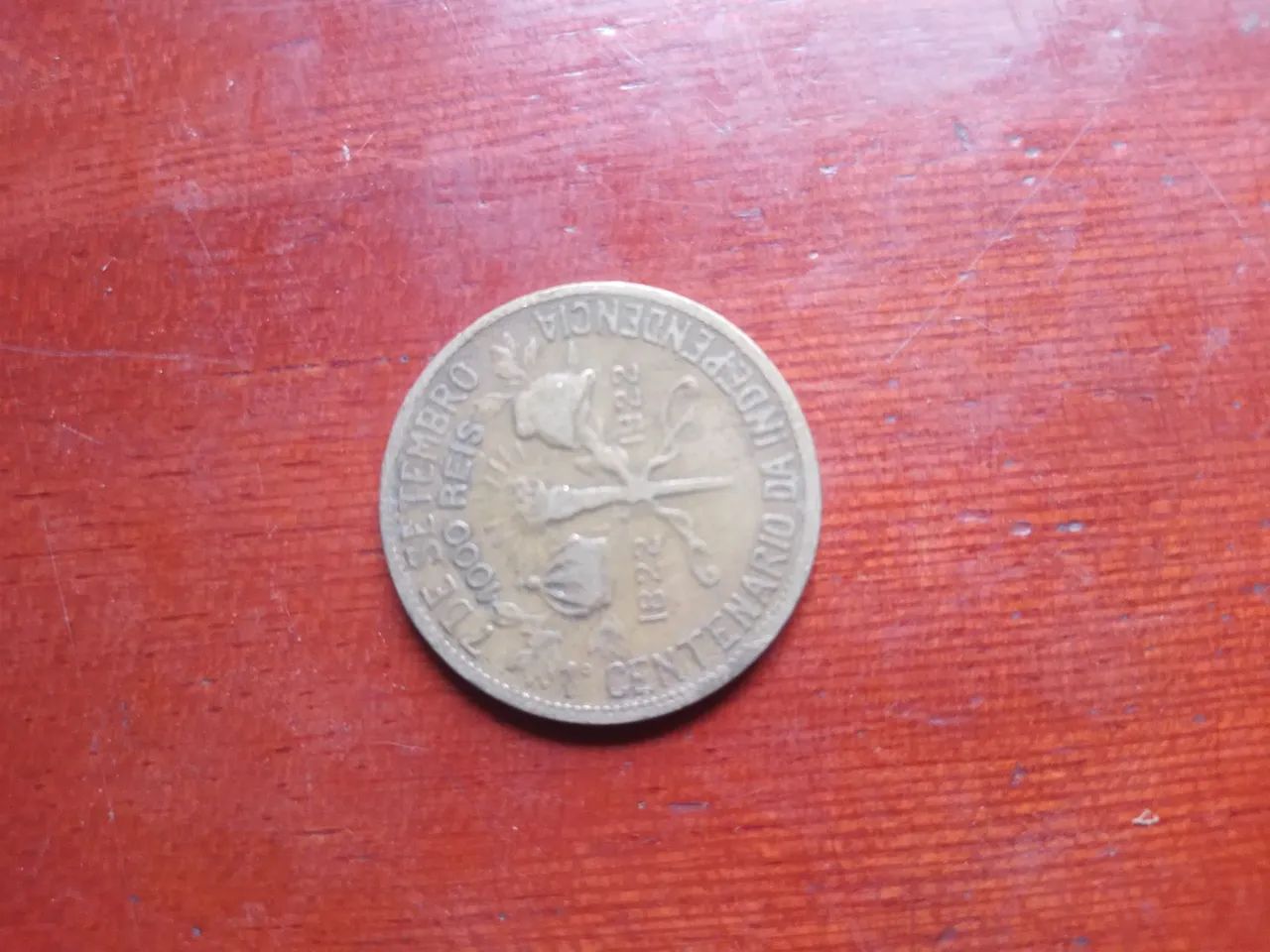 Moeda de 1000 Reis de 1922 centenário da independência 