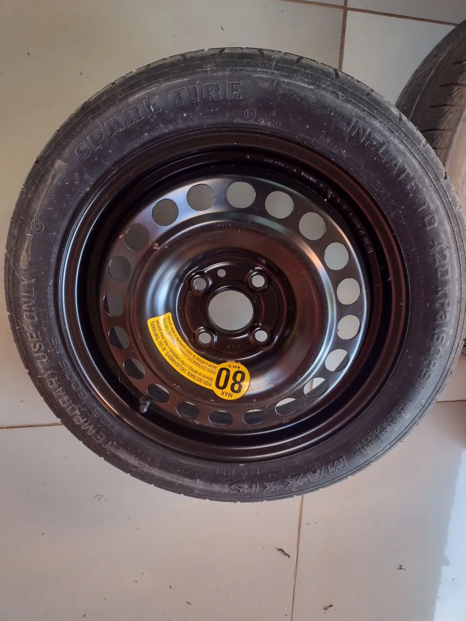Pneu estepe hb20 t125/80r15