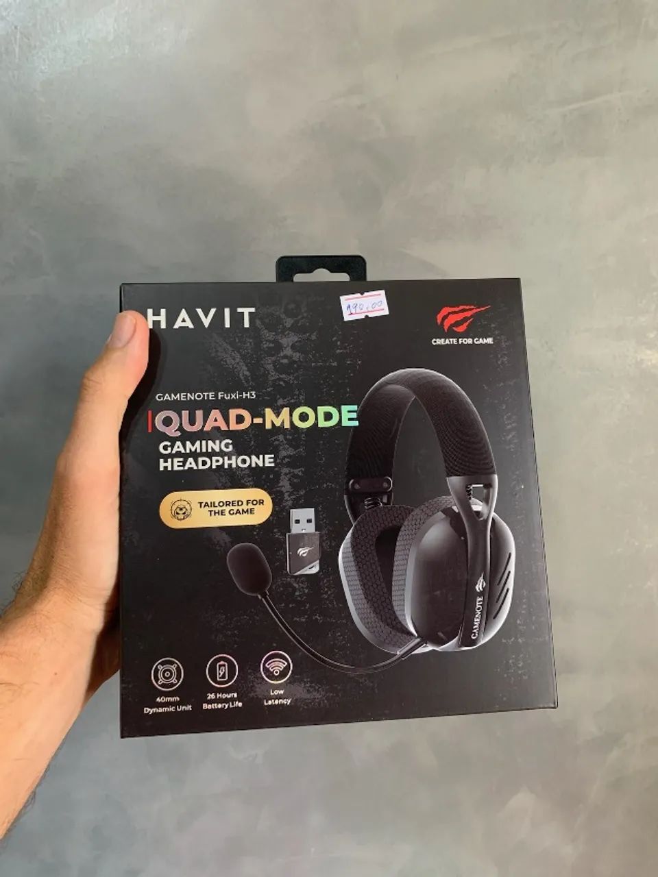 Headset gamer sem fio 