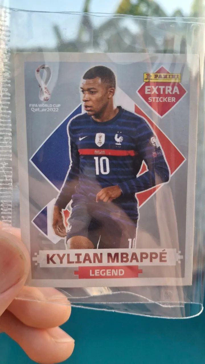 Figurinha Legend Mbappé Prateada copa 2022 - Foto 2