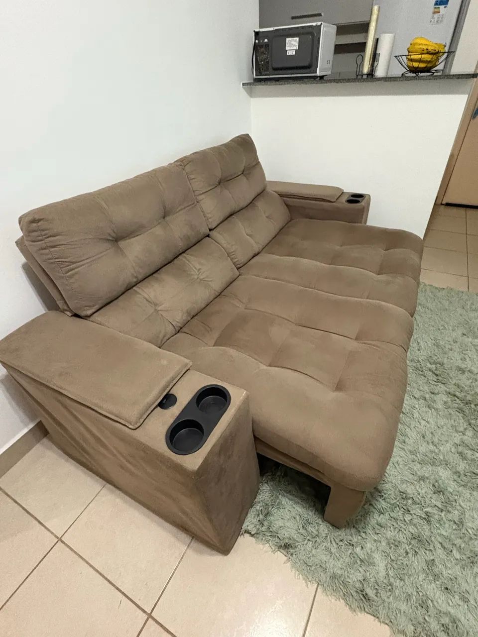 Vendo sofá retrátil (3 meses de uso - seminovo) - Foto 3