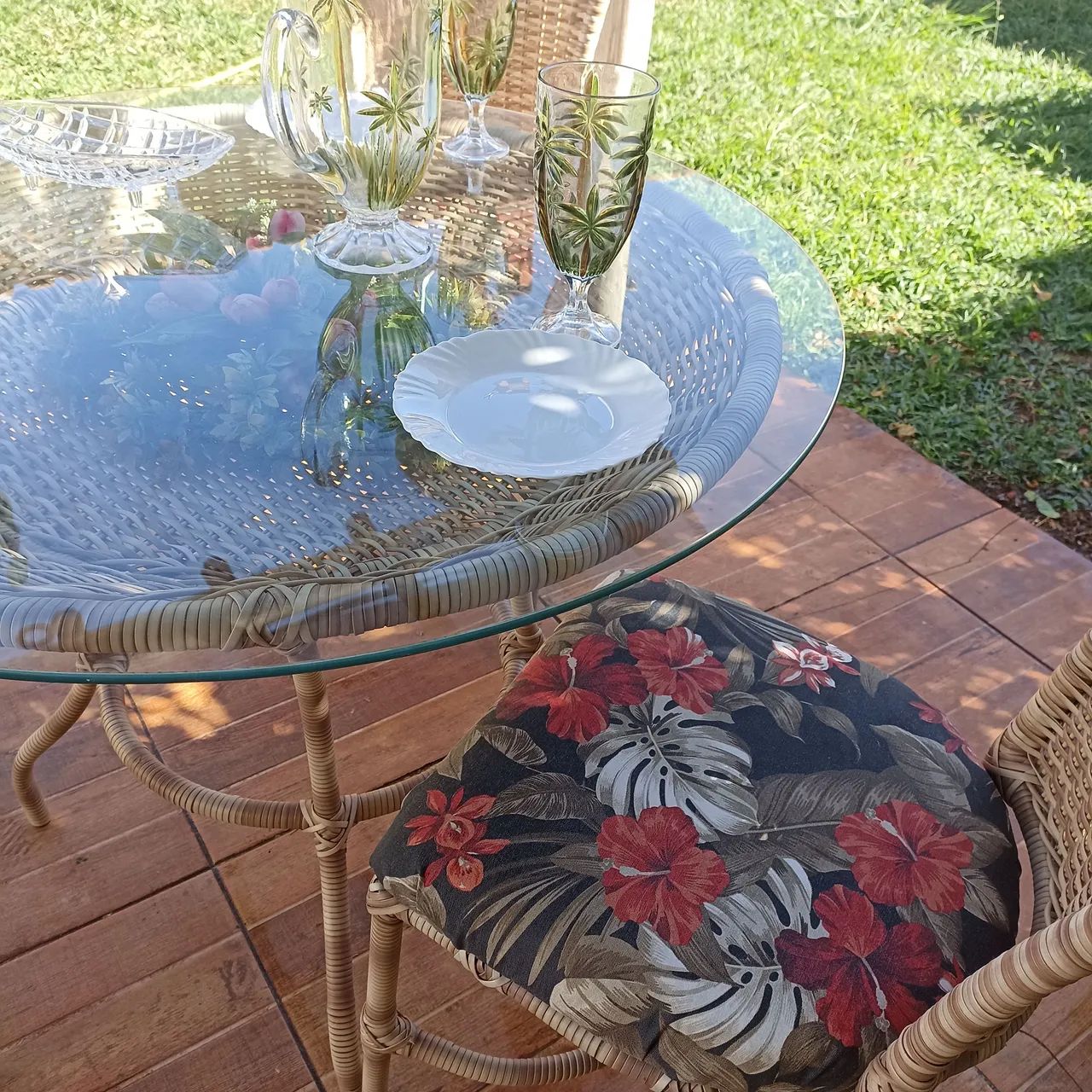 Mesa com Cadeiras em Fibra Sintética  - Foto 4