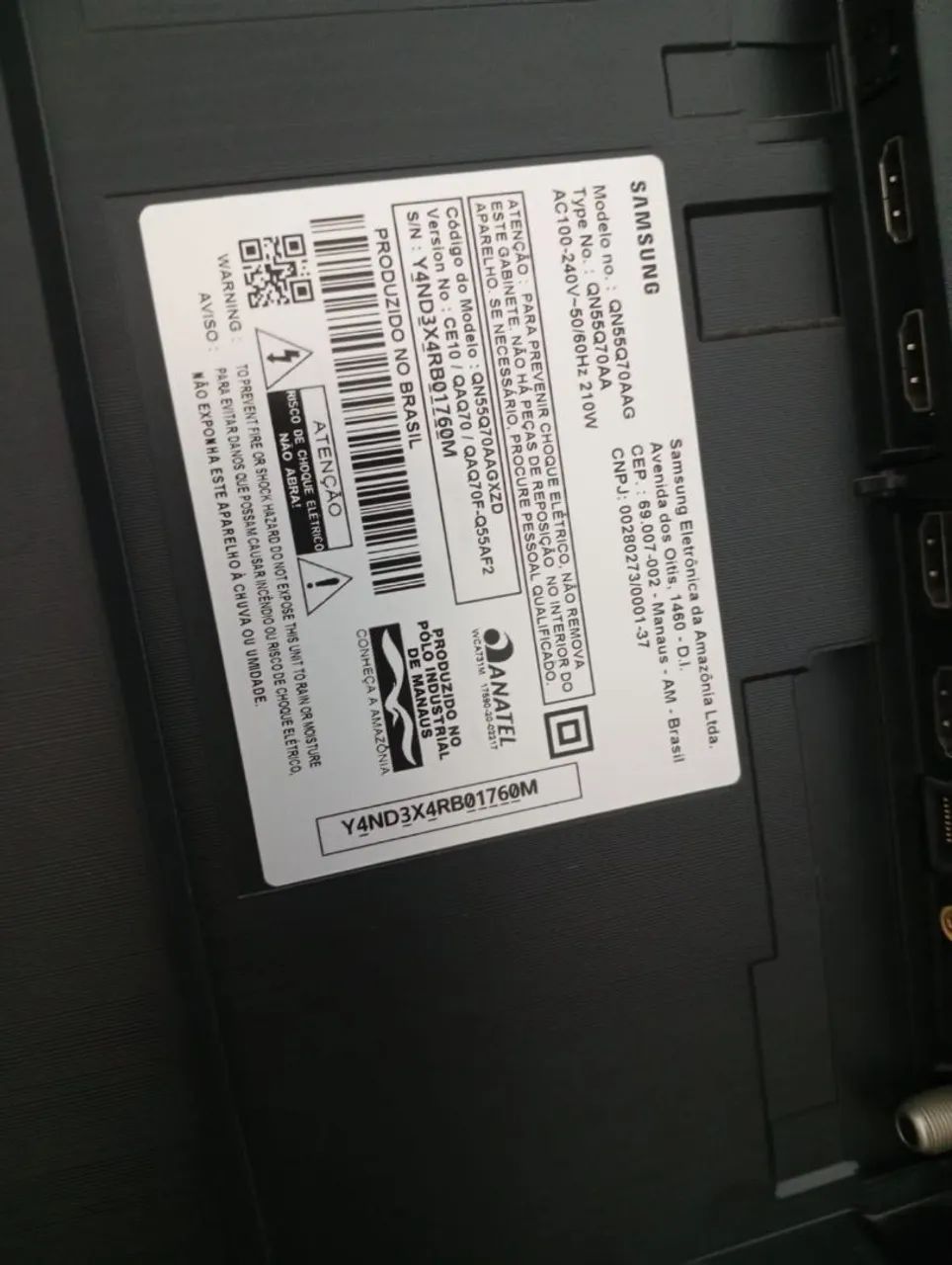 Tv Samsung 55 polegadas qled  - Foto 2