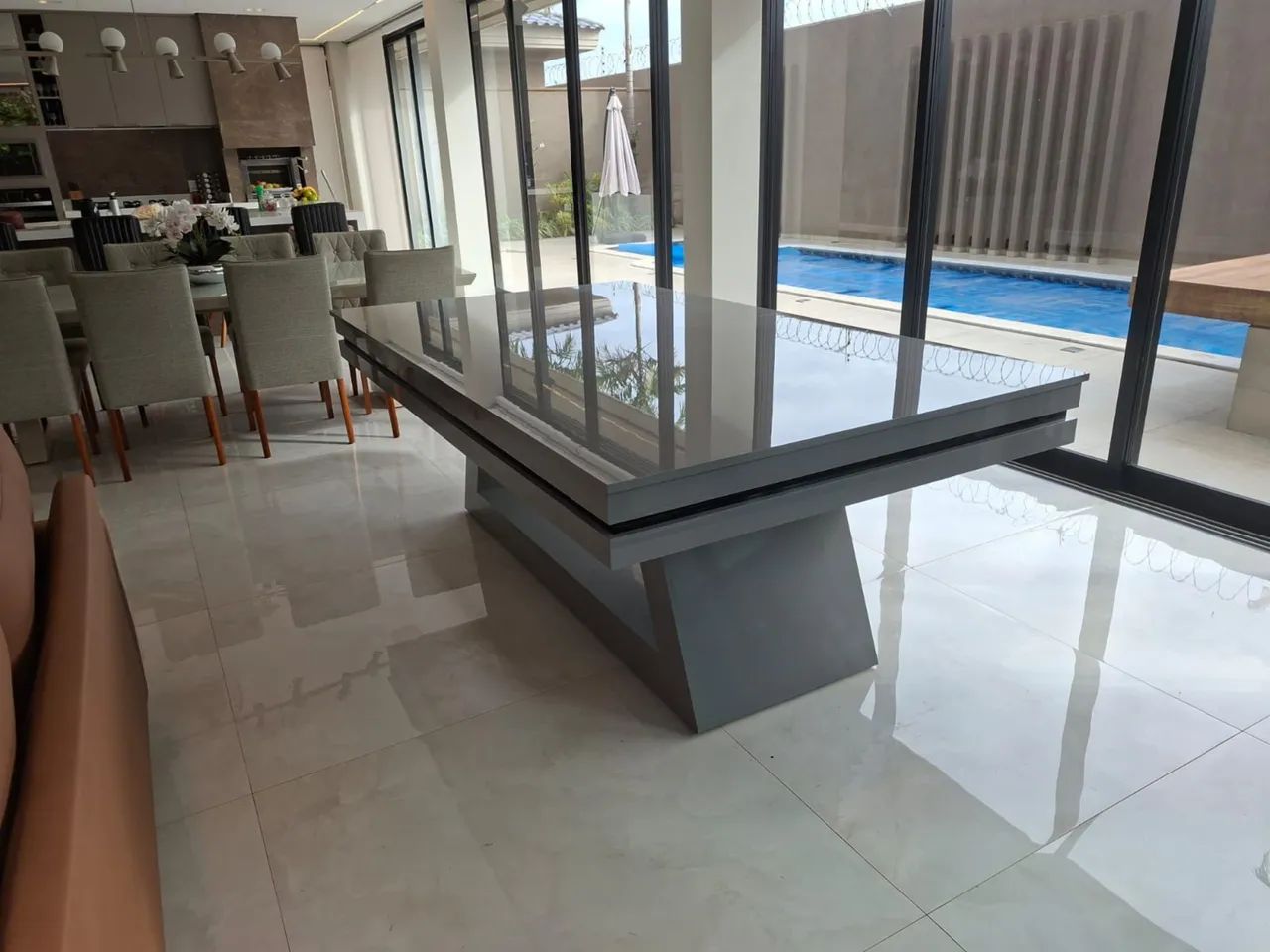 Mesa de sinuca e jantar de alto padrão  - Foto 3