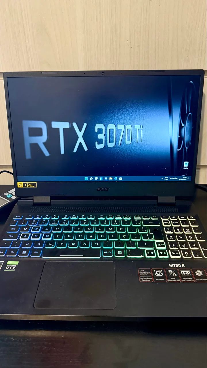 Acer NITRO RTX 3070 ti (leia a descrição)