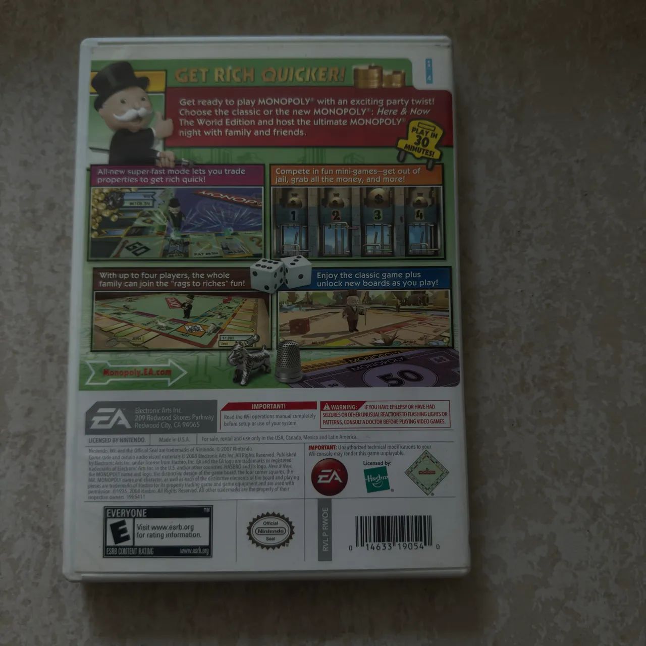 Jogo Monopoly Nintendo Wii - Foto 2