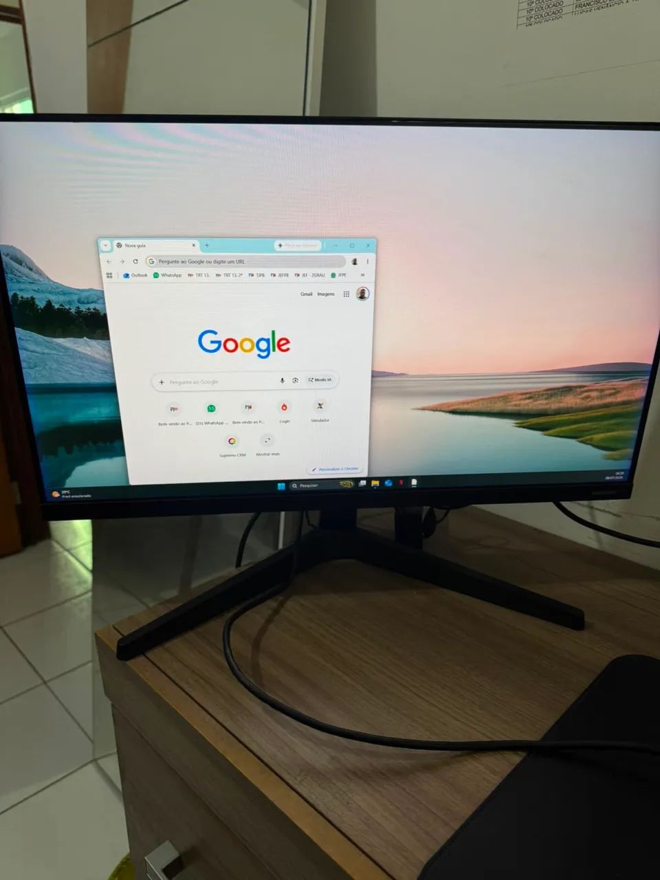 Monitor led samsung 24 polegadas  - Foto 2