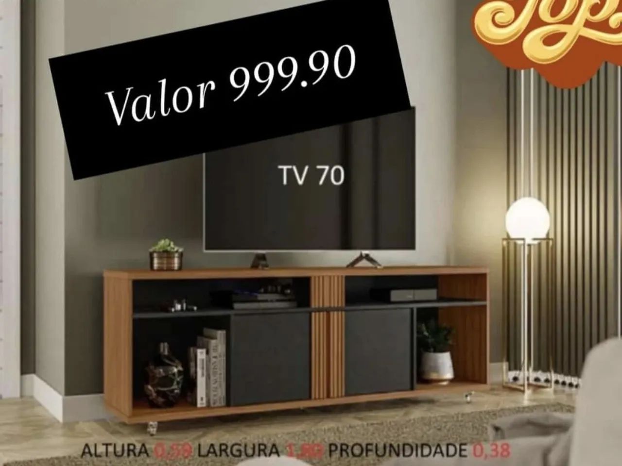 Rack para 70 polegadas 1.80417563281489940480
