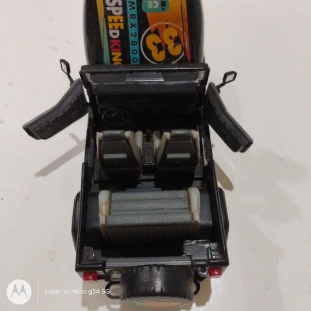 Miniatura de carro Jipe escala 1:24 preto - Foto 4