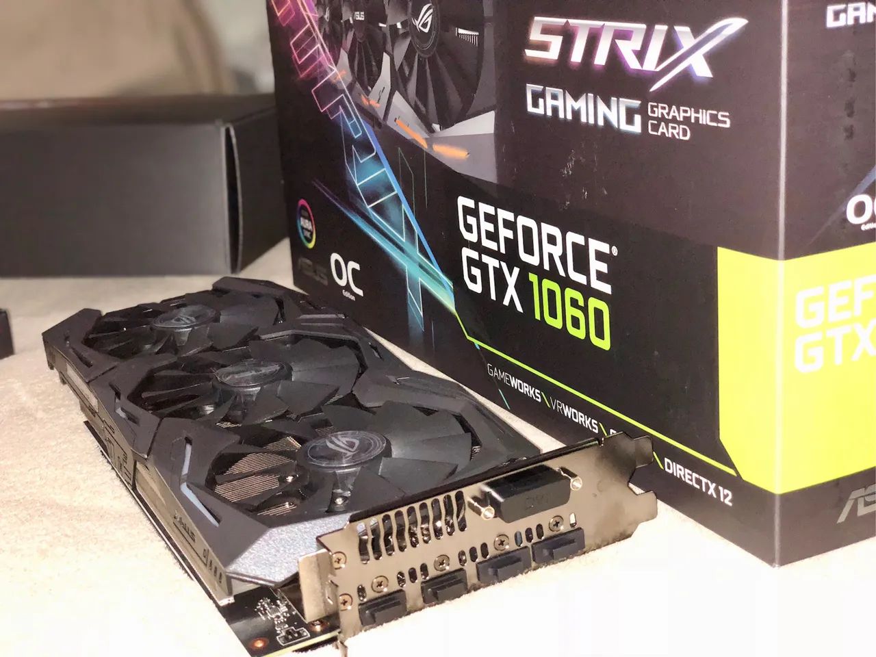 GeForce GTX Asus ROG Strix Gaming 1060 6GB OC - Placas de Vídeo