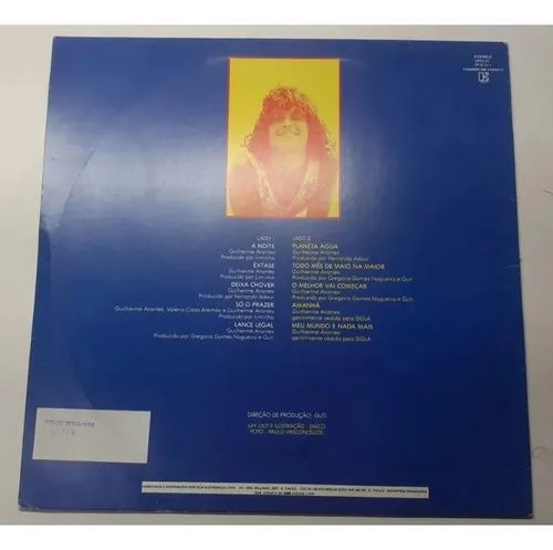 LP Disco De Vinil Guilherme Arantes Amanhã 1988  - Foto 3