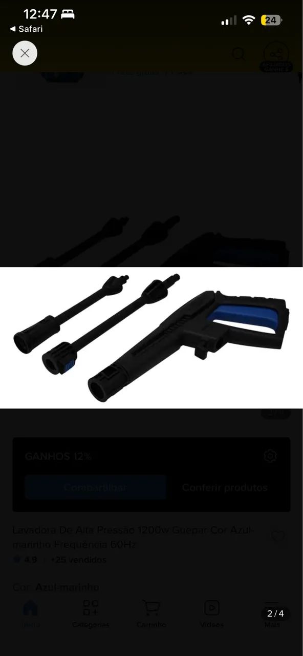 Lavadora guepar de alta pressão nova  - Foto 3