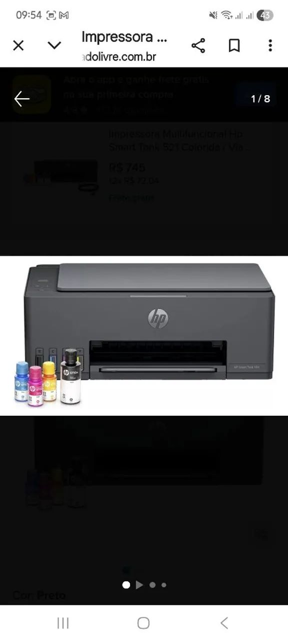 Vendo impressora multifuncional HP SEMI NOVA 