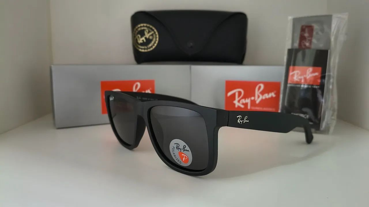 ÓCULOS DE SOL RAYBAN JUSTIN PRETO  - Foto 2