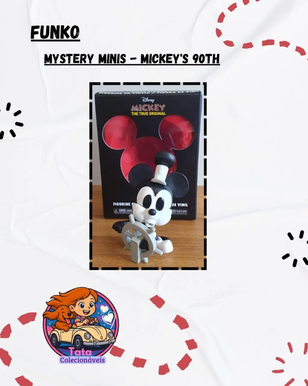 Funko! Mystery Minis Box - Mickey The True Original - 90th Years  - Foto 5