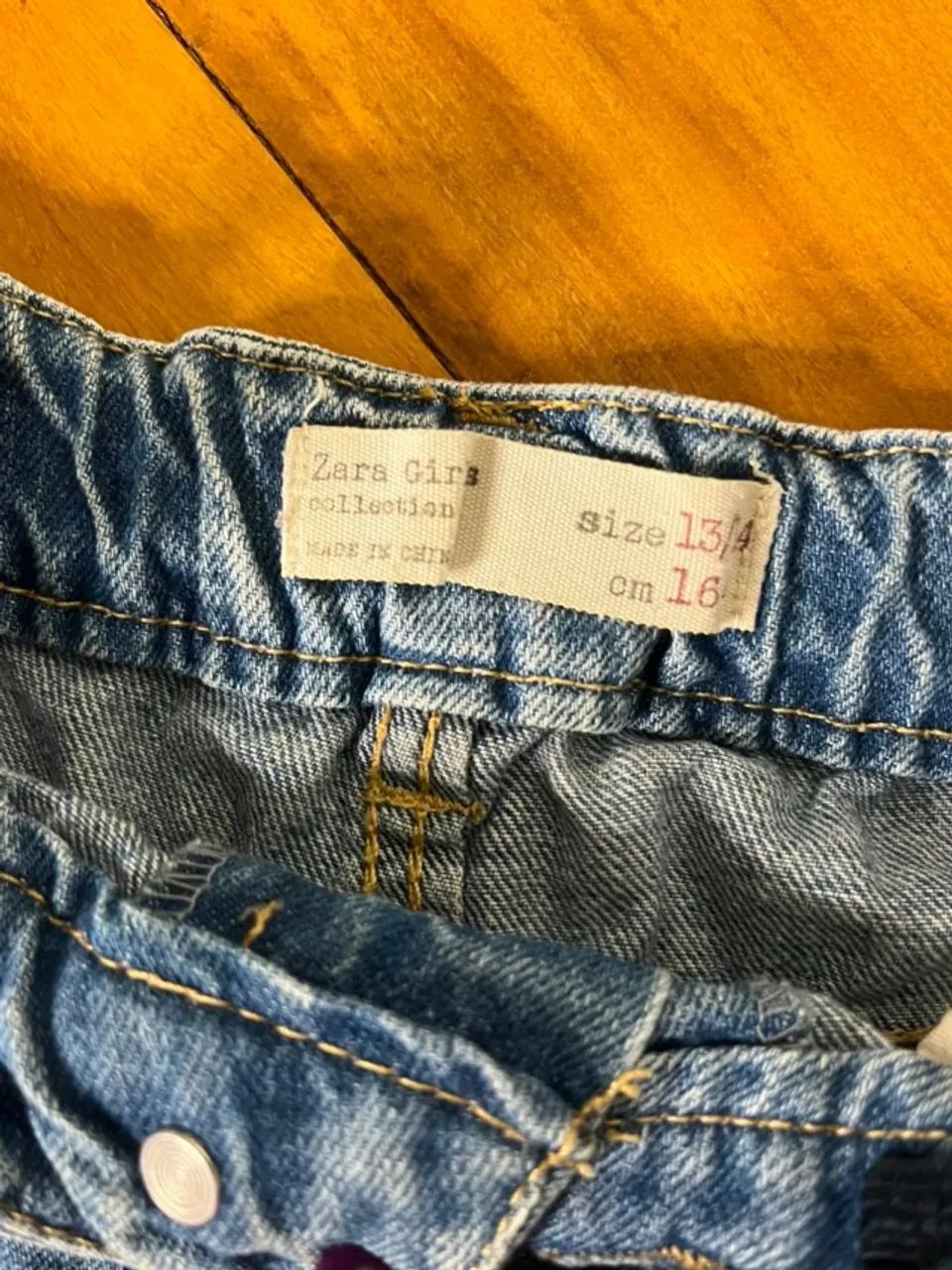 shorts jeans infantil zara - Foto 3