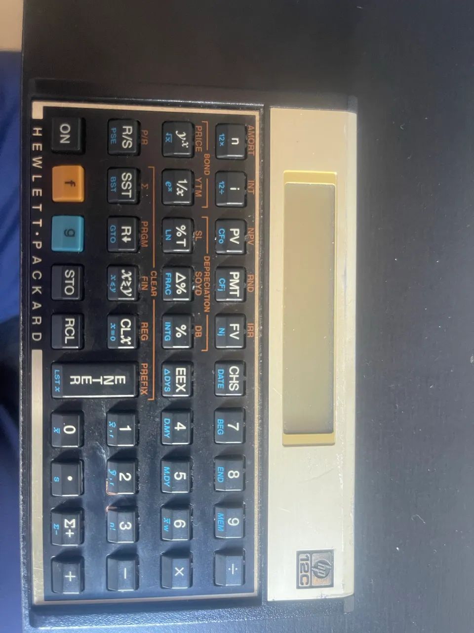 calculadora hp 12C gold