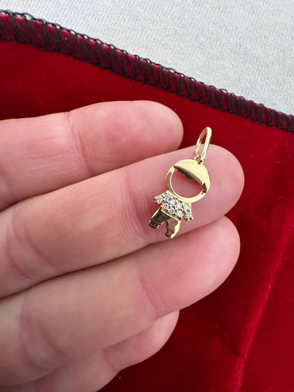 Pingente menino 18k - Foto 2