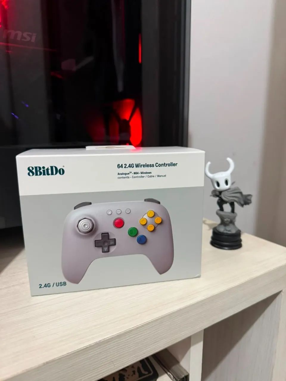 Controle Nintendo 64 8bitdo 64 2,4 Wireless Controller Lacrado