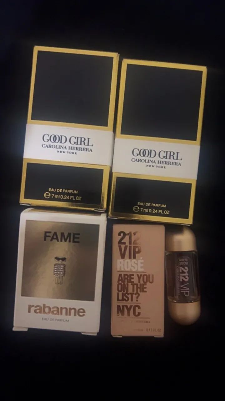 Miniaturas perfumes femininos