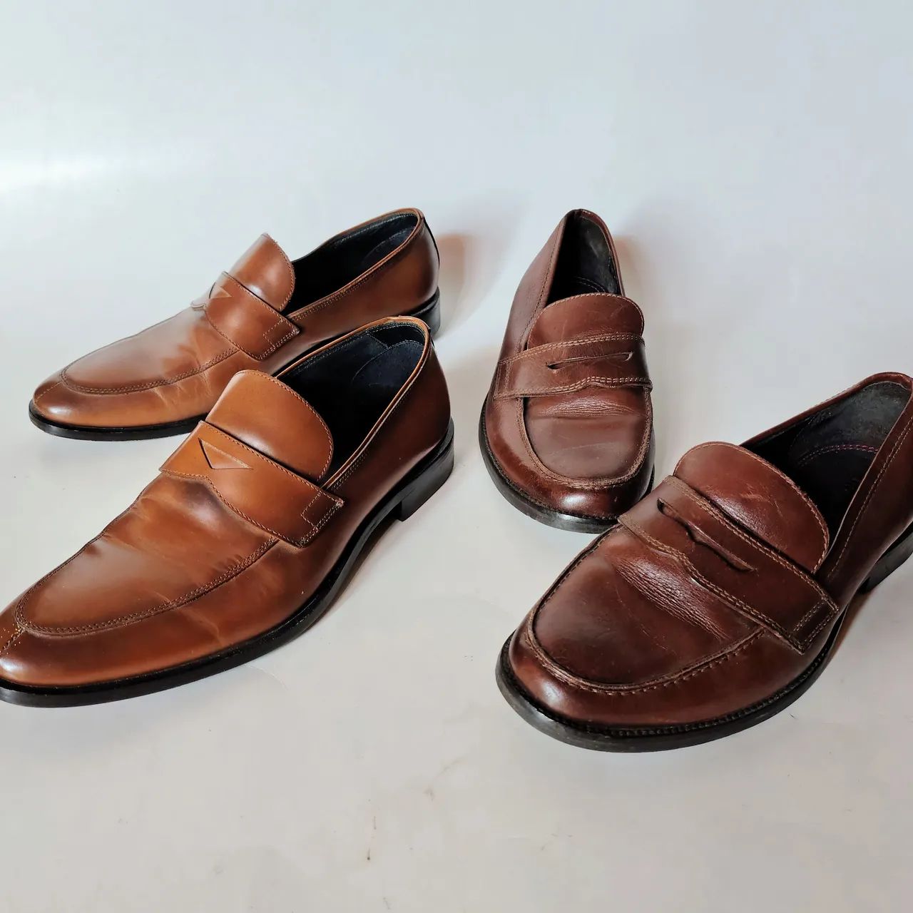 Mocassim couro Louie 37  e Richards 38 perfeitos