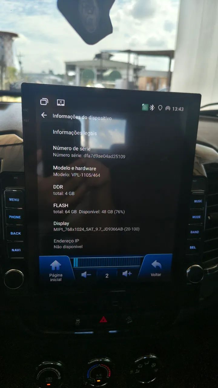 Central multimídia Android Tesla universal octacore 4/64GB  - Foto 4