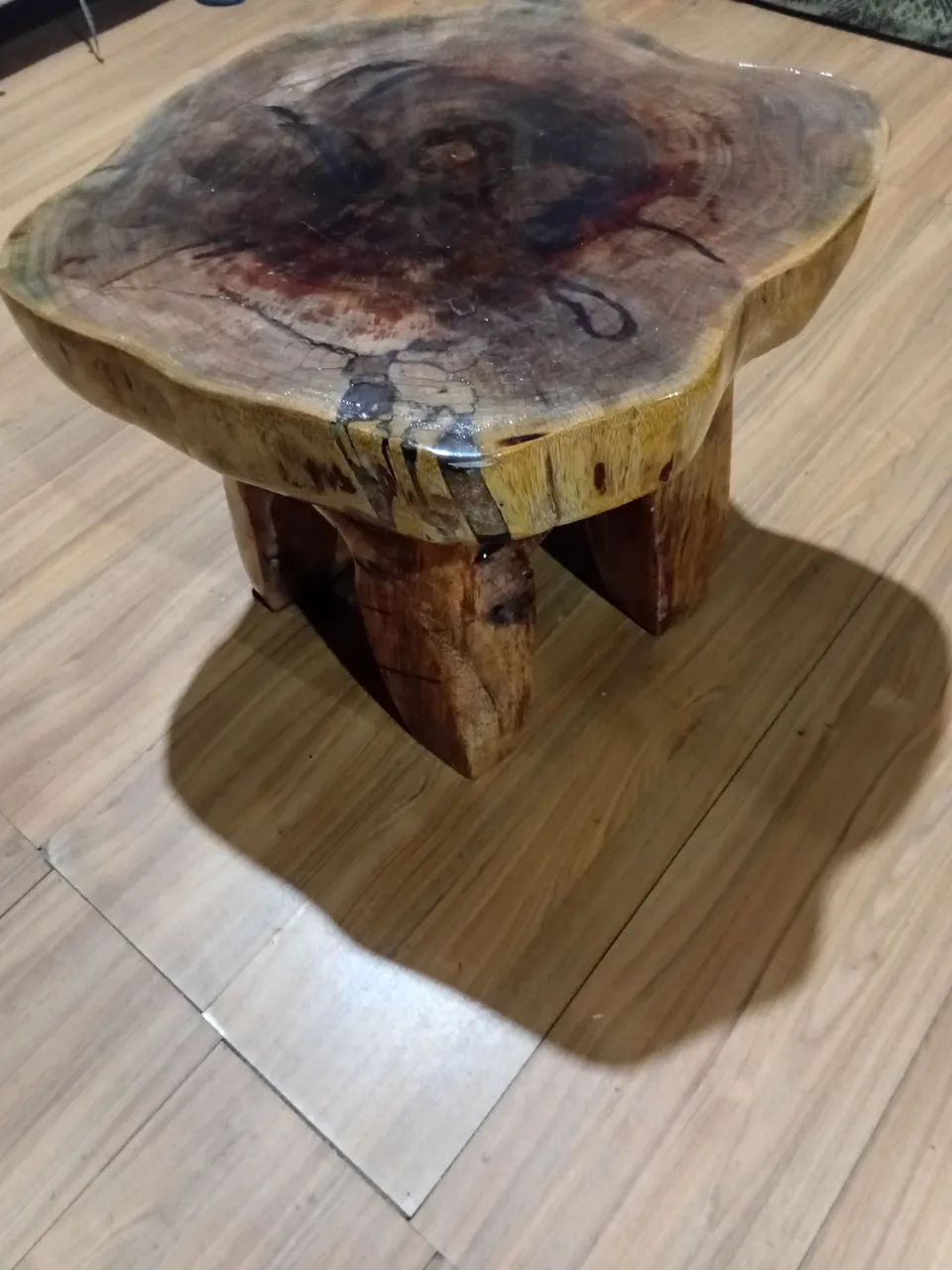 Mesa de centro madeira maciça. - Foto 4