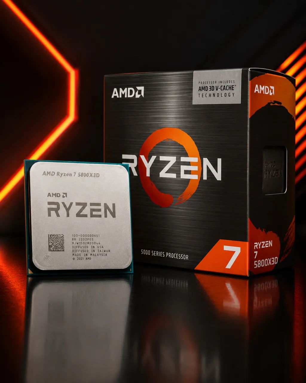 Ryzen 7 5800X3D 8-Core 16-Threads | Alto Desempenho para Games