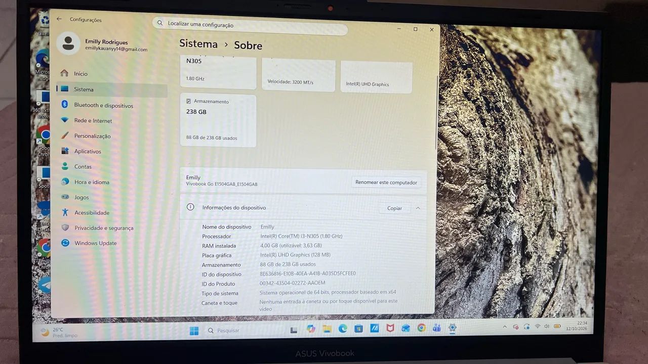 Notebook ASUS VIVOBOOK - Foto 5