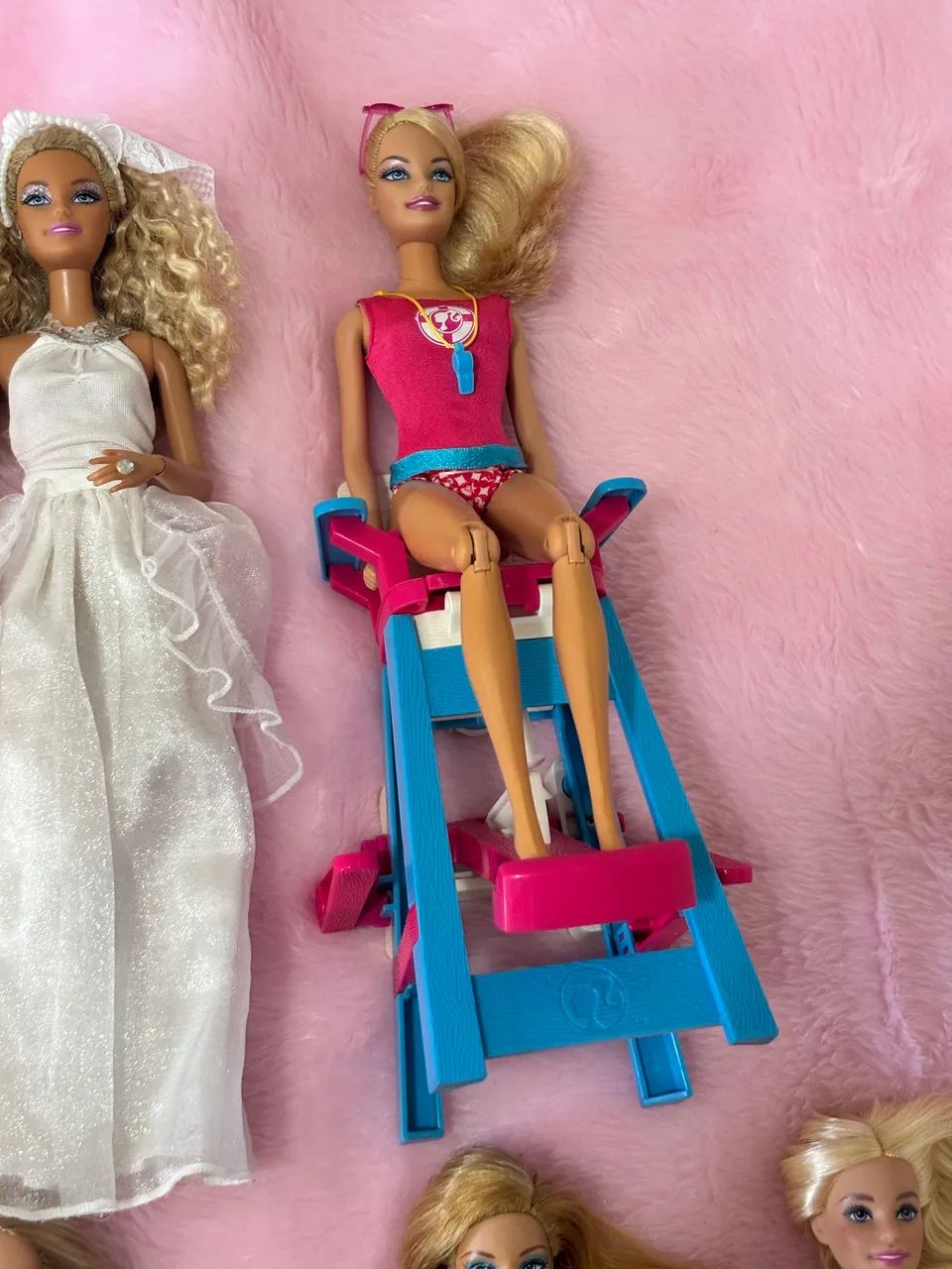 Lote com 7 Barbies Mattel  - Foto 4